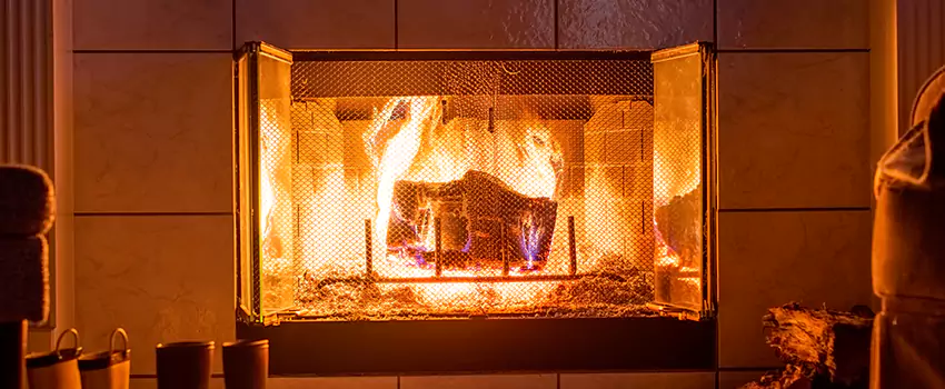 Mendota Hearth Landscape Fireplace Installation in Wichita, Kansas