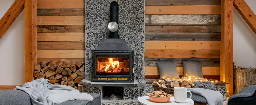 Thelin Hearth Products Direct Vent Gas Stove Fireplace Inspection in Wichita, Kansas